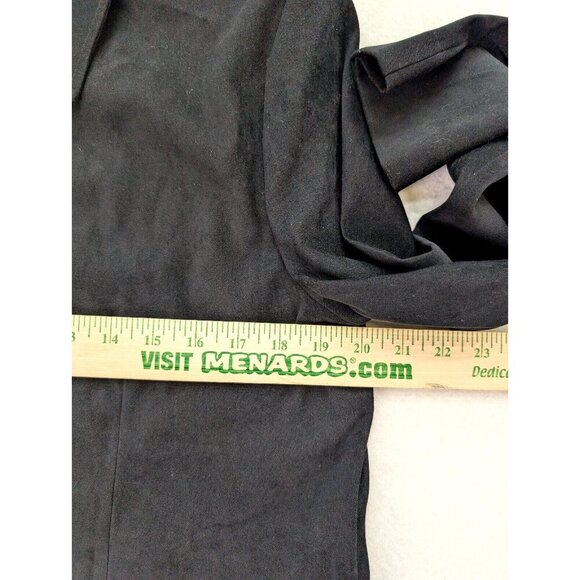 Briggs Women's Jacket Size 10P Black Soft Microfiber Full Zip - Picture 6 of 9